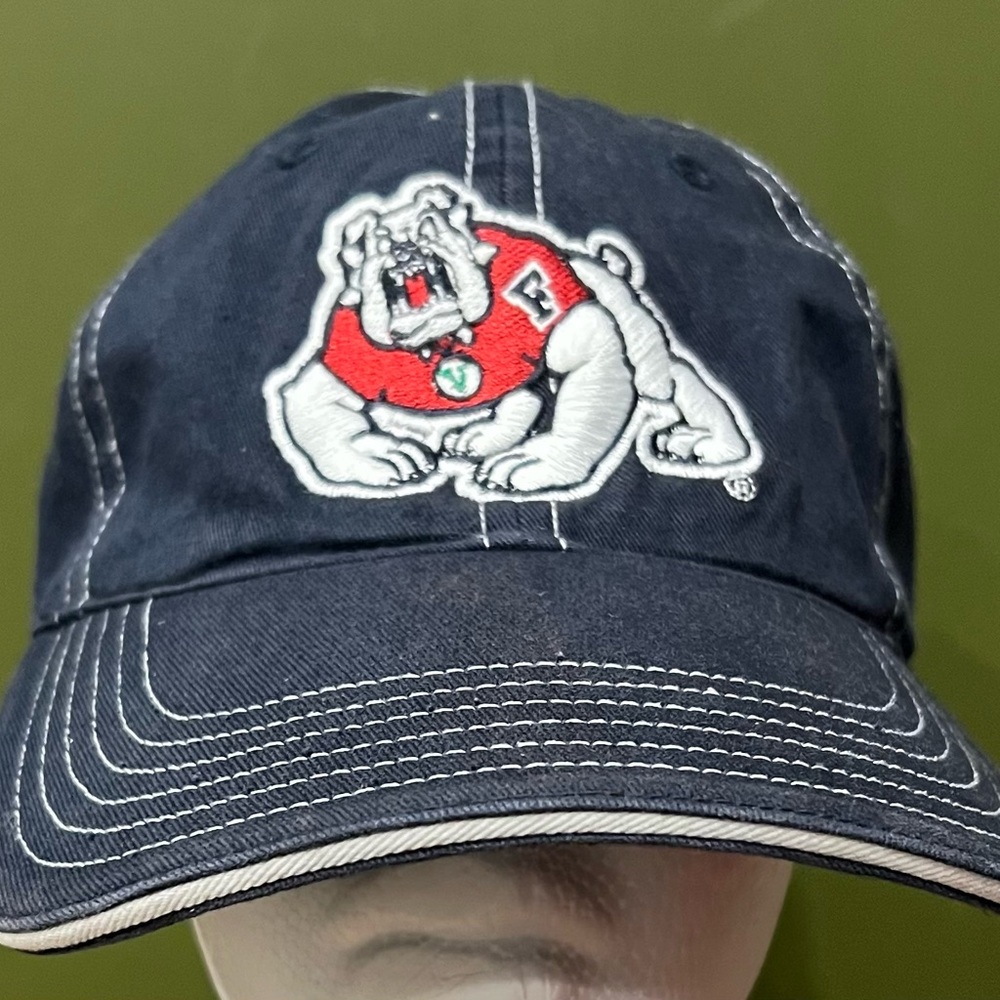 Fresno State Bulldogs Hat Adjustable Strap Navy